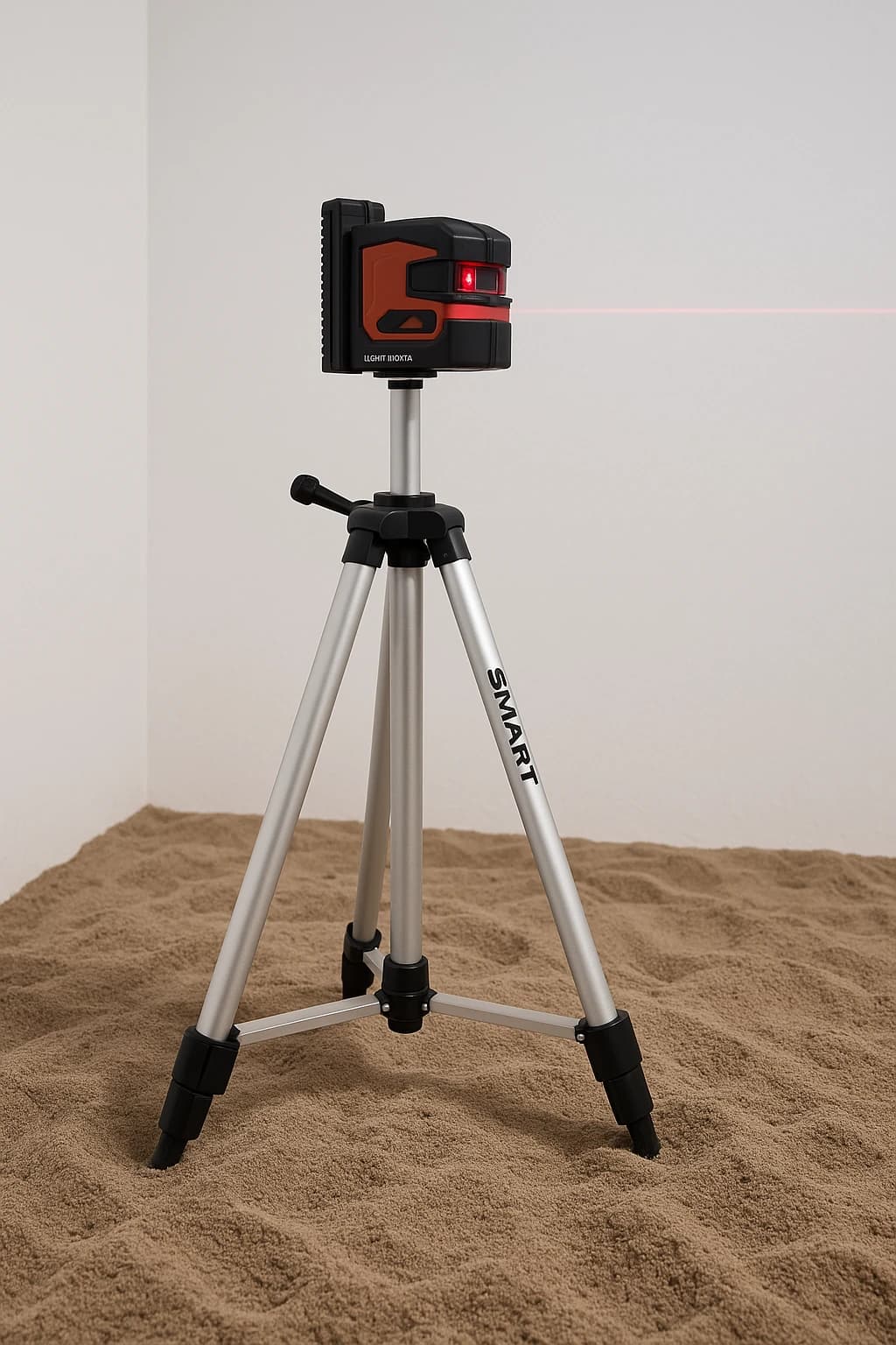 Laser and receiver ready for work